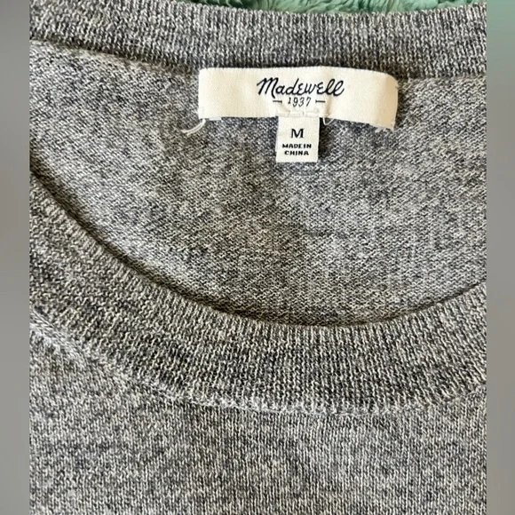 Madewell ‘Moi’ Merino Wool Pullover Sweater French Womens Size medium - Picture 3 of 4